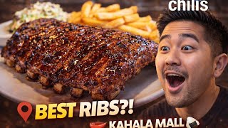 Ultimate Chili s Comfort Food Meal in Kahala Mall Ribs Mac Smoothie