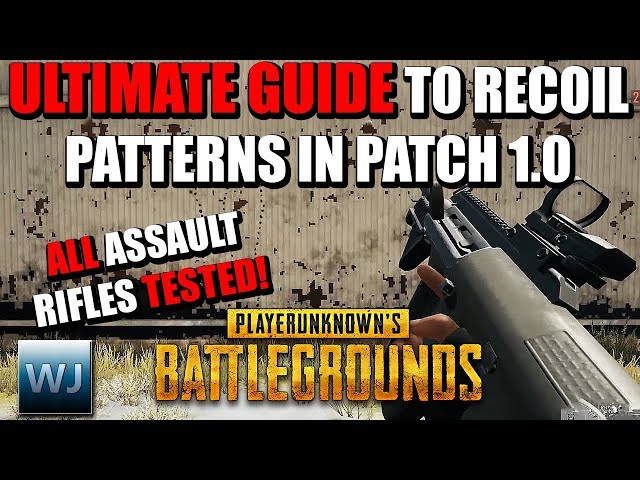 Pubg アサルトライフルのリコイル 反動 パターン解説 ドン活 Pubg アサルトライフルのリコイル 反動 パターン解説 ドン活