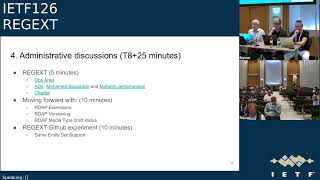 IETF 126: Registration Protocols Extensions (REGEXT) 2026-07-21 07:00