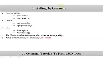 Section-2: Video-1:   Installing Jq Command on Unix/Linux System | VRTechnologies