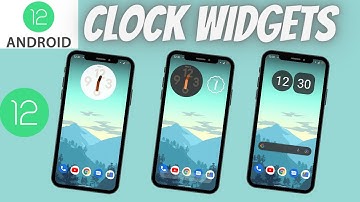 Use Android 12 Clock Widgets In Any Android Device || Android 12 customization || Android 12 Skin