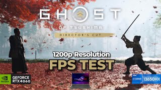 Ghost of Tsushima - FPS test and Benchmark on RTX 4060 laptop GPU