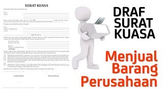 DRAF SURAT KUASA MENJUAL BARANG MILIK PERUSAHAAN