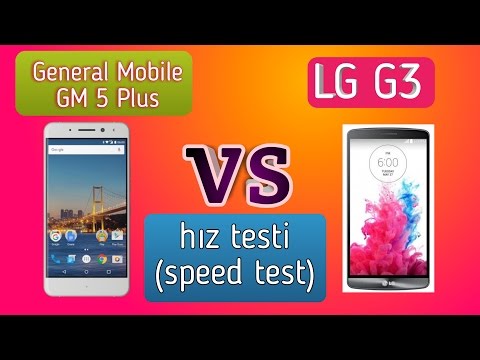 General Mobile GM 5 Plus vs LG G3 Hız Testi(Speed Test)