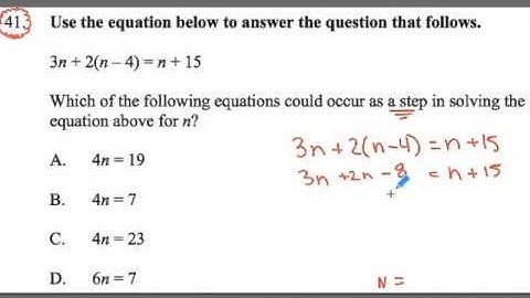 GOHMATH: #41 ~ Equations ~ CSET MATH ~ By Chris Abraham ~ GOHmath.com