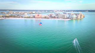 Experience Clearwater Beach Florida from Chute Em Up Parasail