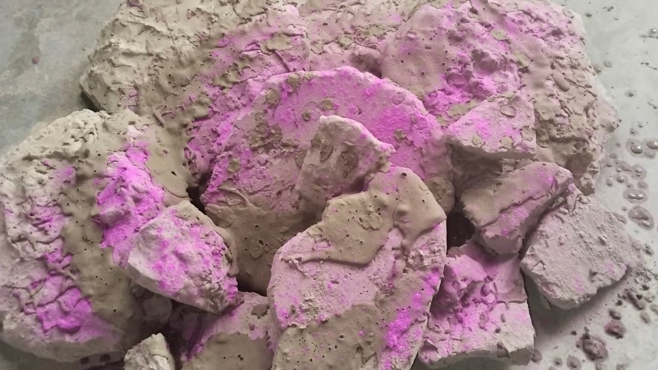 ASMR: pure soft snappy mud dirt yummy 😋🤤😋 mouthwatering texture dry ...