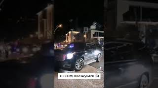 Hurbaşkanı Erdoğan Mekana Girişi