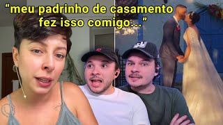 NOIVA expõe POLÊMICA com padrinho de CASAMENTO
