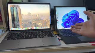MacBook Air M1 vs Surface Pro 7+ IN UNDER 2 MINUTES