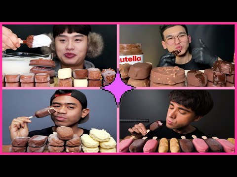 Video [TỔNG HỢP MUKBANG] kem magnum phủ socola giòn tan, mát... - youtube