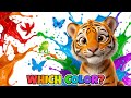 Can Your Toddler Name ALL These Colors? 🌈 Fun Animal Color Song