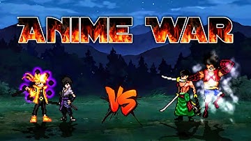 Naruto Rikudou & Sasuke Indra V2 & Luffy Snakeman V2 & Zoro Timeskip in Jump Force Mugen 😱