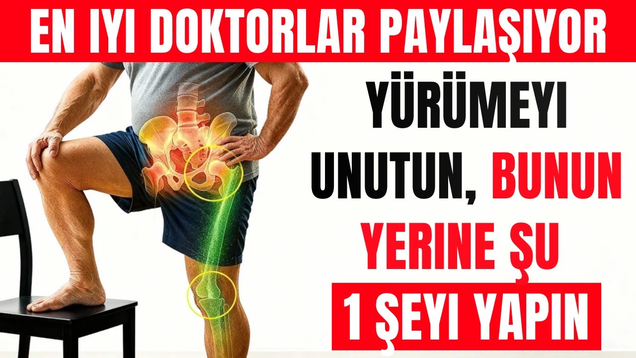 70’ten Sonra Bacaklar Neden Zayıflıyor? Bilimin Çözümü Olan 3 Hareket!