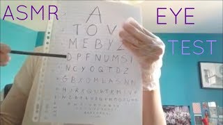 ASMR // Roleplay Eye Exam (soft spoken, writing, latex gloves) screenshot 5