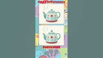 Can You Find the 3 Differences? #274