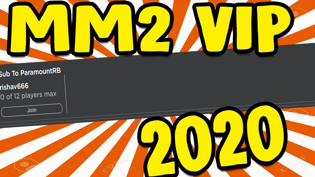 Free Roblox Mm2 Vip Server Youtube