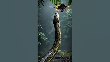 Python Playing with Drone in Heavy Rain #rain #nature #relaxing #python #shorts