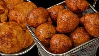 ਨਰਮ-ਨਰਮ ਗੁਲਗੁਲੇ ਤੇ ਗੁੜ ਵਾਲੀਆਂ ਪੂਰੀਆਂ | गुलगुले बनाने का तरीका | Punjabi Veg Masala screenshot 2