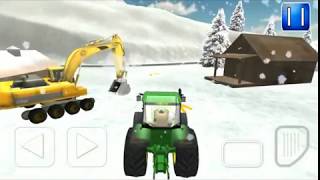 Snow Excavator Dredge Simulator - Rescue Game - Android Gameplay FHD screenshot 2