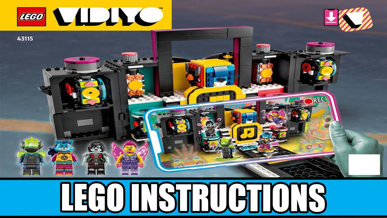 The Boombox LEGO instructions