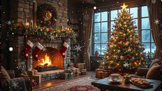 Cozy Christmas Ambience 🎄 Soft Piano Music & Crackling Fireplace Sounds screenshot 4