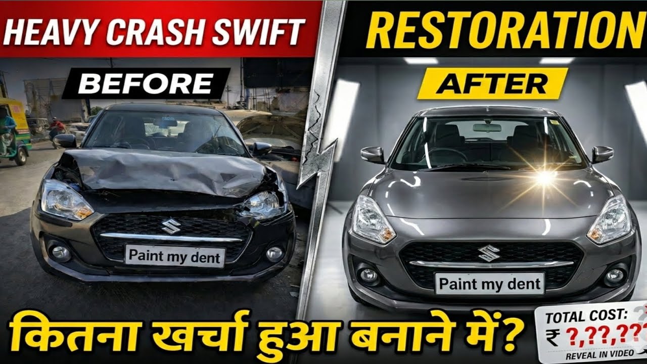 Wreck to Showroom New Swift 2018 |  Budget Restoration with Genuine Used Parts Revealed 
