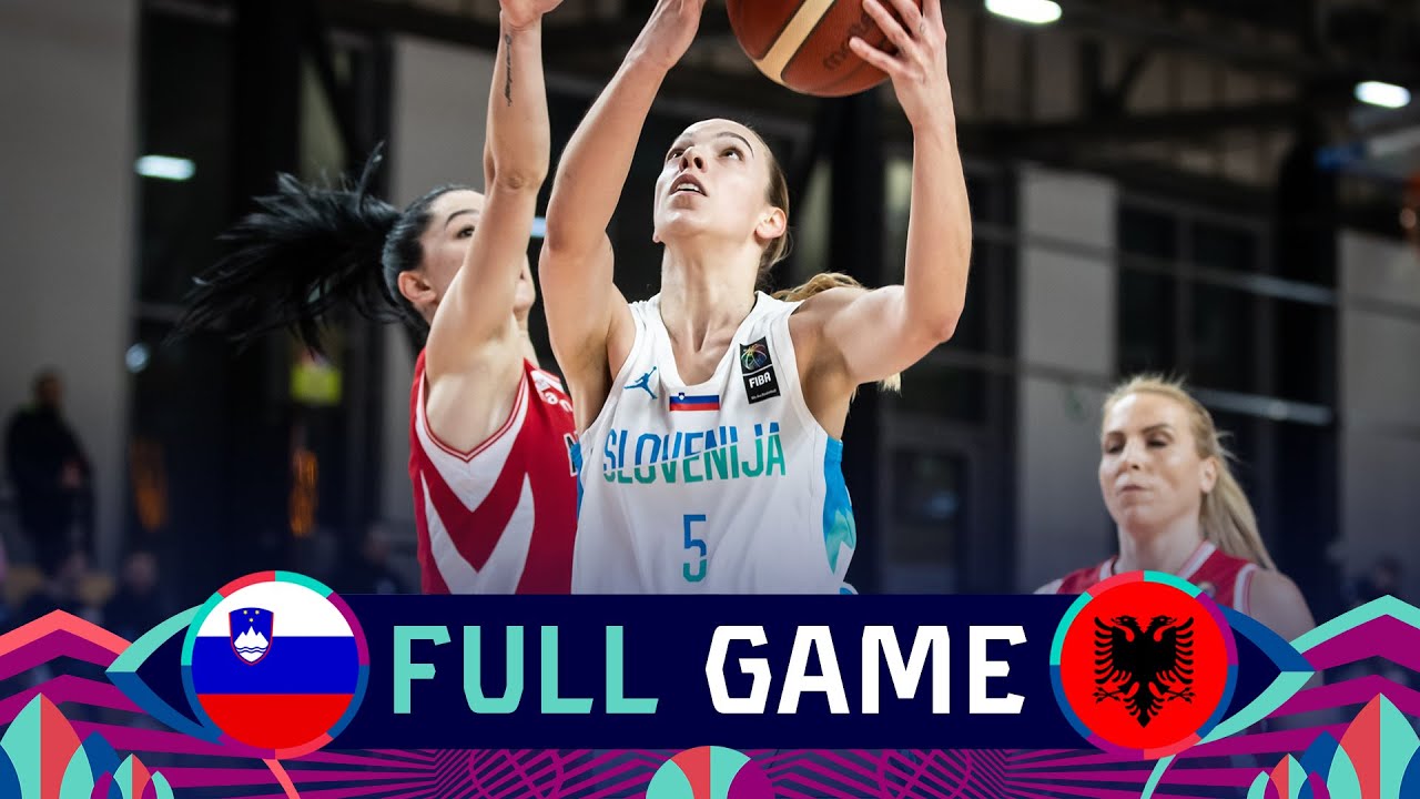 Slovenia v Albania Full Basketball Game FIBA Womens EuroBasket 2023 Qualifiers