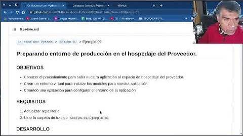 Django preparando repo en local, remoto y producción