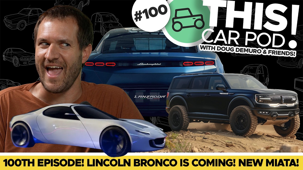 Lamborghini Kills Their EV Plans! Miata Goes Electric! Doug Predicts the Future! THISCARPOD! EP100
