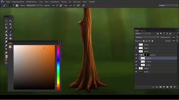 Easy way to paint trees in Photoshop for 5 minutes | Game Dev Monster
