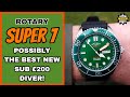 Rotary Super 7. Possibly the best sub £200 dive watch.