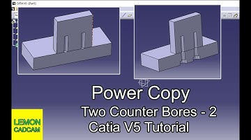 Power copy - 2 Counterbore Holes, 2