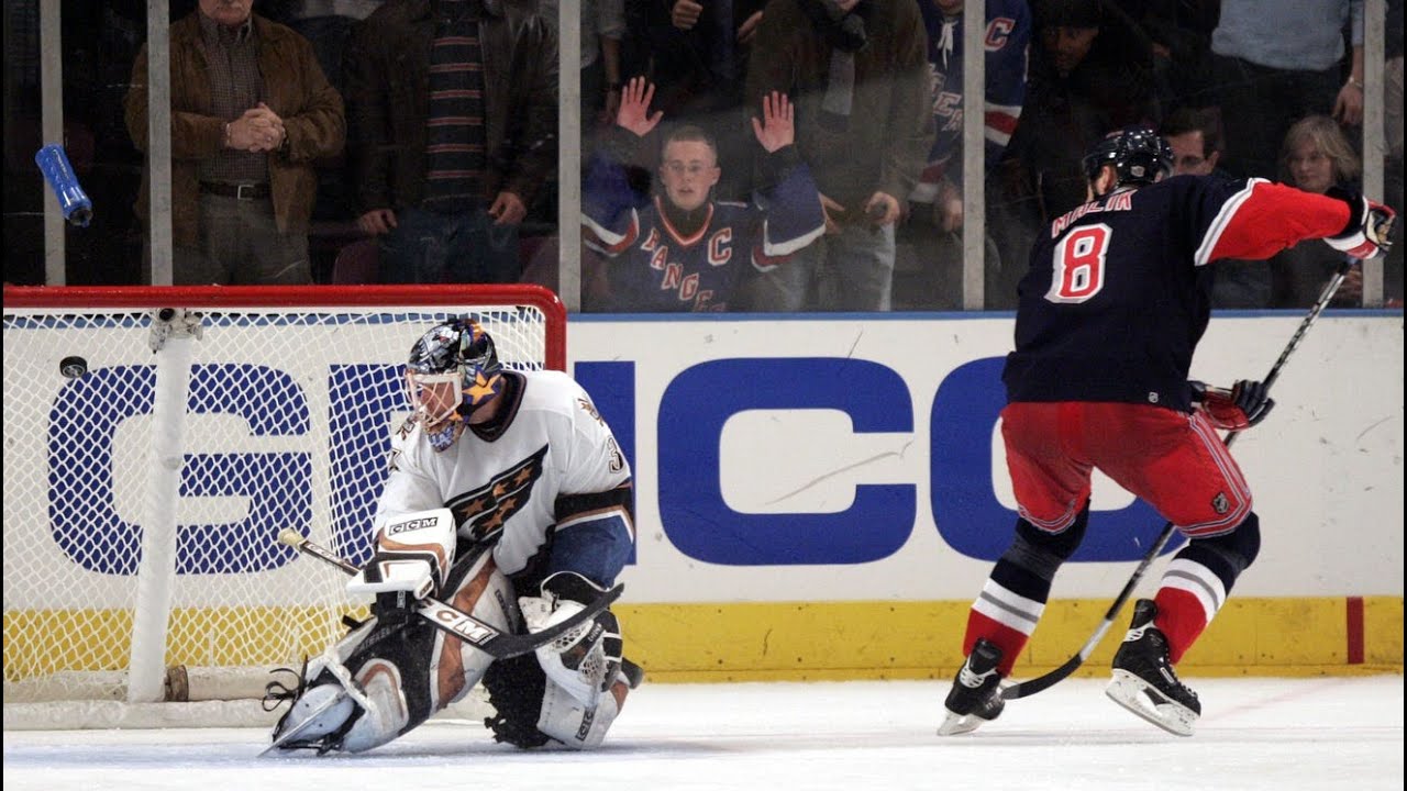 I was in net for...Marek Malik's between-the-legs goal