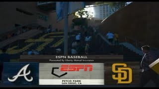 Braves vs Padres MLB On ESPN 2 Intro/Theme 6/22/26 MLB 2026