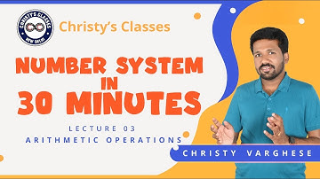 #3 | Number System – Arithmetic Operations | Aptitude in 30 Minutes | UPSC CSAT | Christy Varghese