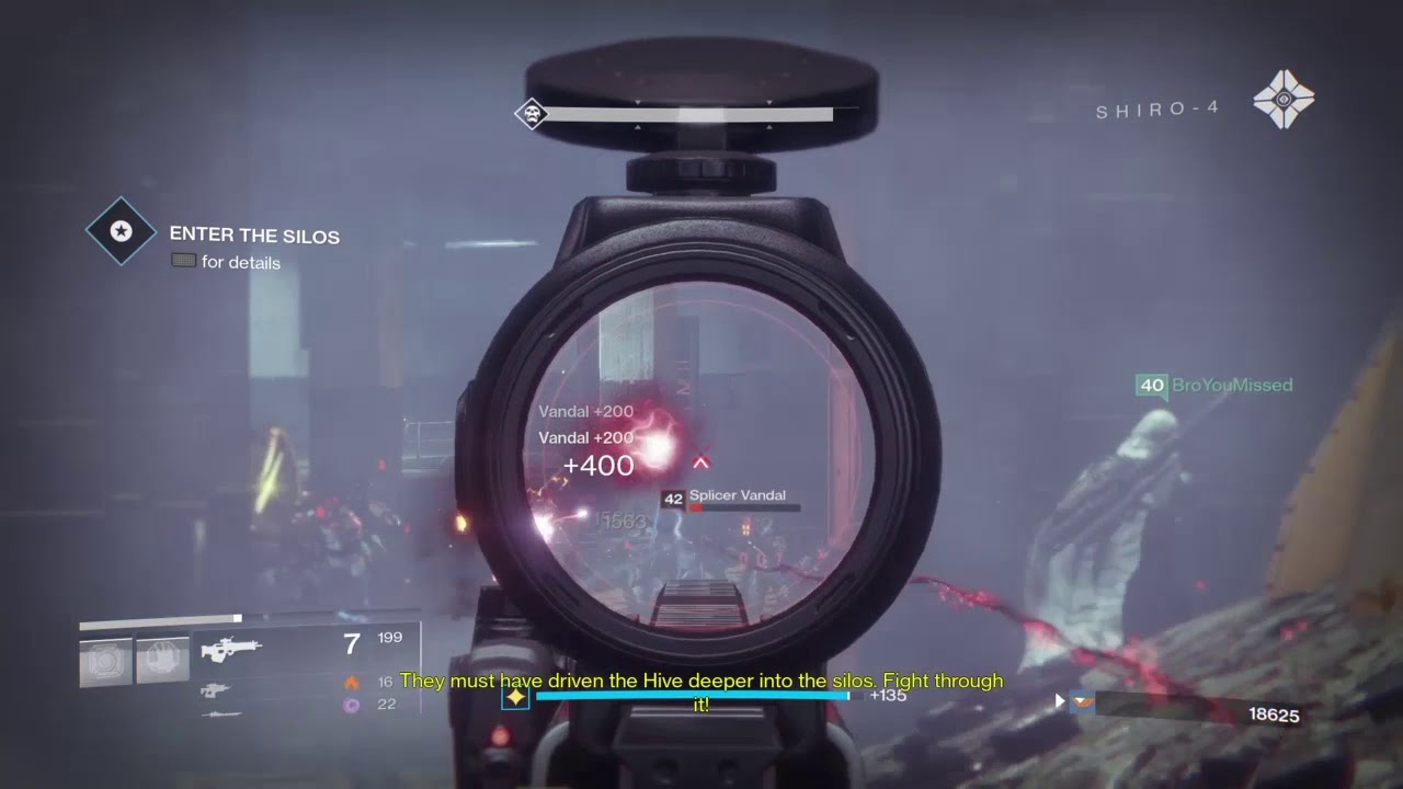 The Wretched Eye | Enter the Silos: "The Splicers Have Fortified the Entrance" | Rise of Iron