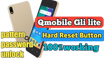 Qmobile Smart GLi Lite Hard Reset Very Easy Mathod 2020