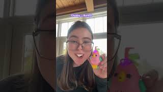 #ChubbyBunny challenge with Debbie!😅🐣 #challenge #shorts #fingerlings