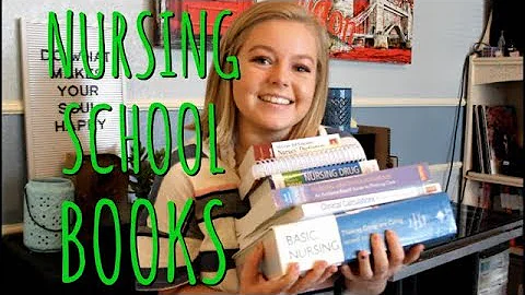 NURSING SCHOOL: what books you REALLY need! // Reagan KInman