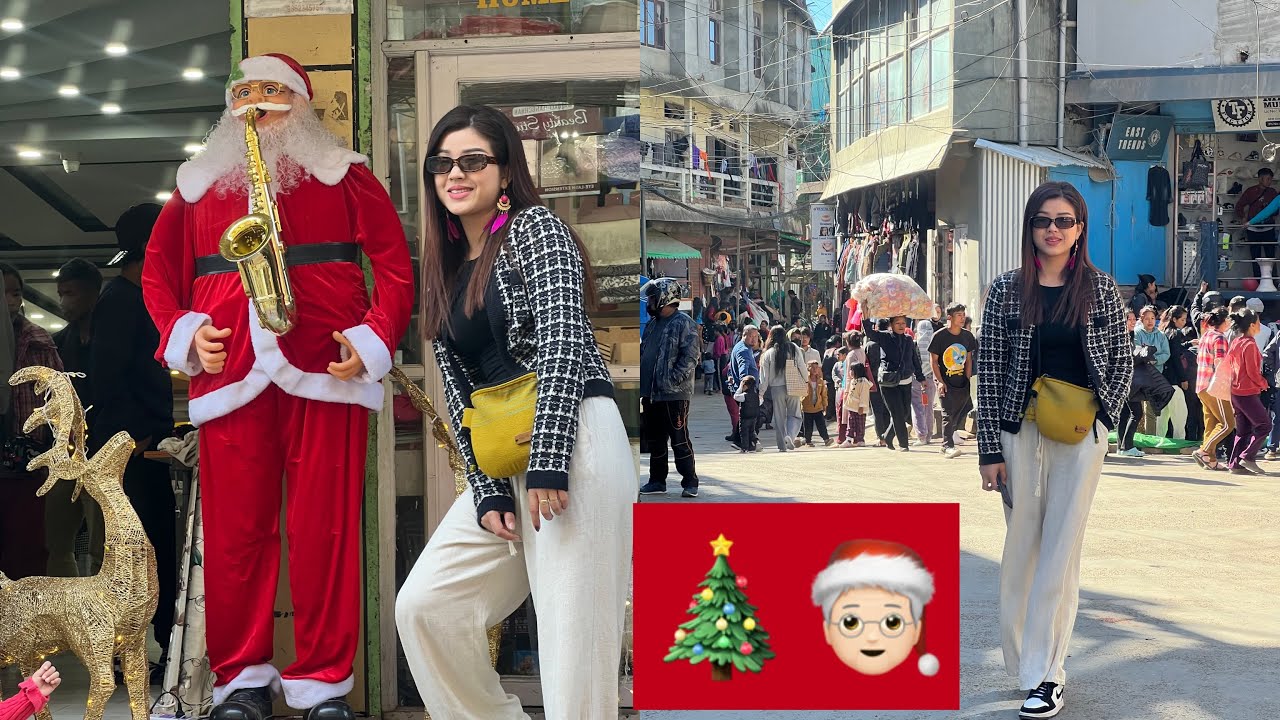 Christmas bazar | No vehicle zone 📍Siaha