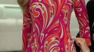 Susan Graver Liquid Knit Dress with Enamel Detail on QVC