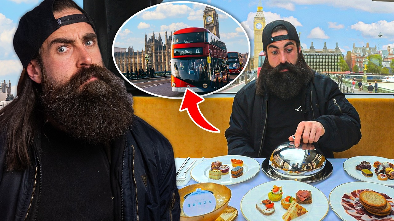 I ORDERED THE WHOLE MENU ON LONDON'S FINE DINING BUS TOUR!