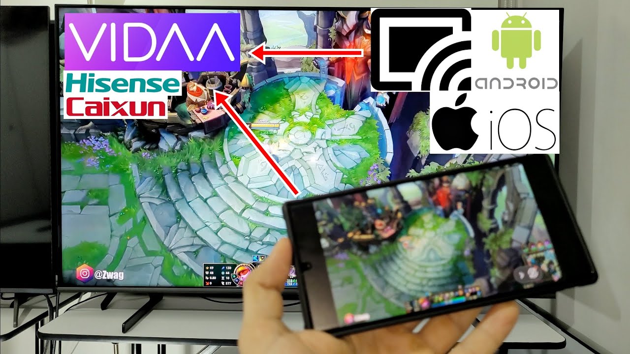 COMPARTIR PANTALLA DE CELULAR A SMART TV CON VIDAA OS / HISENSE VIDAA