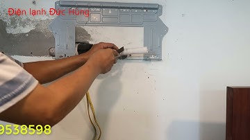 Hướng dẫn lắp đặt điều hòa  Panasonic ống đồng đi âm tường  sẵn đơn giản.