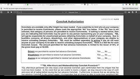 Freight Dispatcher Training How To Fill Out A Carrier Packet For Trucking Company