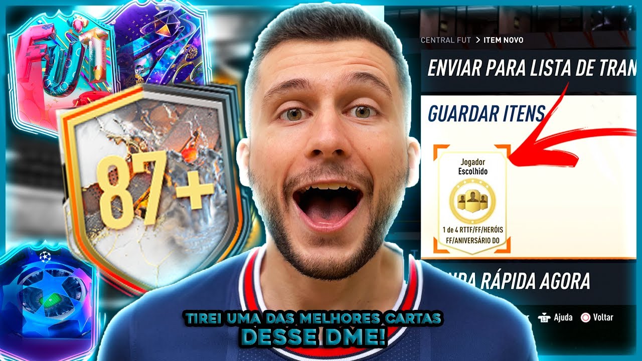 INSANO!!! TIREI UMA CARTA QUE VALE 3,5 MILHÕES NO ÚLTIMO DIA DESSE DME!! FIFA 23 - ULTIMATE TEAM