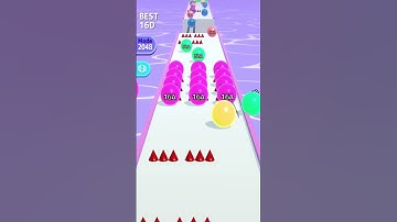 Ball Run 2048 🎱 3 Infinity Gameplay Walkthrough | Best Android, iOS Games #shorts