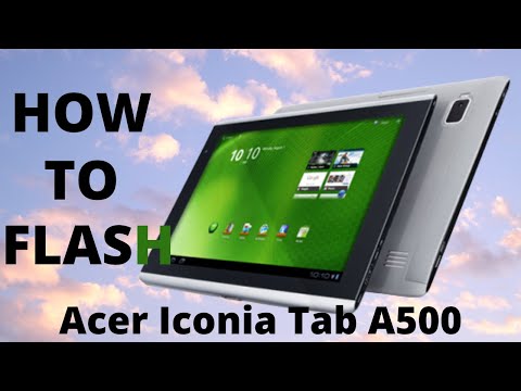 How to flash Acer Iconia Tab A500 | Acer  Flashing Guide with SP Flash Tool