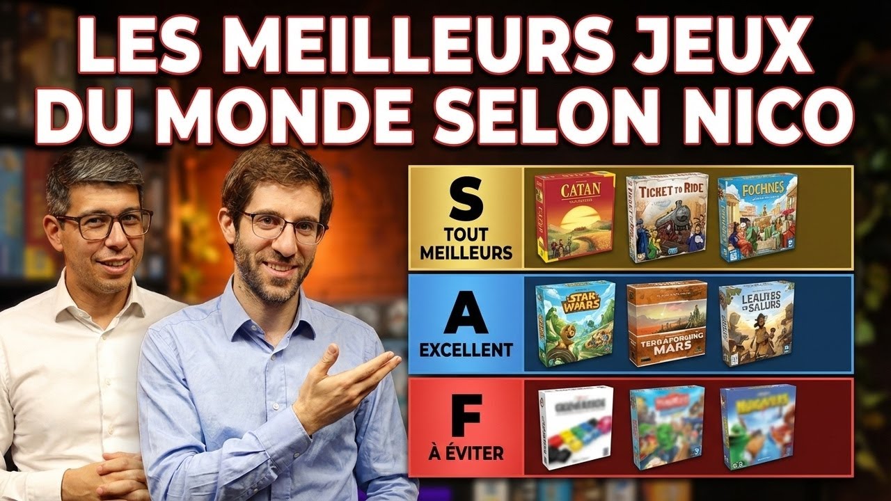 Les meilleurs jeux de société du monde, point final! Selon Nico ...